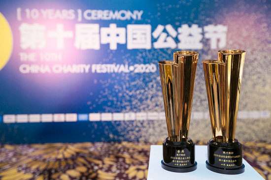 坚持温暖公益路，易才获第十届中国公益节两项大奖 图1